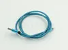 Wave flätad Aluminium USB Laddare Kabel Micro Data Alloy Metal Steel Charger Adapter 1m Färgglada Cord Wire för Samsung 100Up