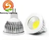 LED Spotlight Super Bright COB GU10 LED 9W Żarówki Światła 60 Kąt Ściemniany E27 E26 E14 MR16 Ciepłe / czyste / chłodne białe