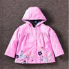 Filles fleur Imperméable 9 couleurs Enfants Mode Vêtements Hiver bébé À Capuche Tench manteaux Veste pour Coupe-Vent Outwear C3169