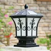 Solar Post Lights Outdoor Post Lighting Landscaping Solar LED Garden Lamp Post Lamps Varma Vit kall vit färg Ljussensor Func9958465