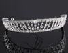 Zopfkristall-Strass-Brautstirnband, Brautkopfschmuck, zweireihiger Haarschmuck für den Abschlussball, Raffhalter im Superstar-Stil