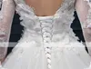 2016 Ny Hot Fashion Gratis Frakt Elegant Ball Gown Ivory Court Train Bateau Beading Appliques Tulle Bröllopsklänningar 300