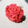 200 pièces 9 couleurs disponibles arc de fleurs bouquet de mariage artificielle rose soie fausse fleur PE mousse décor de voiture de mariage