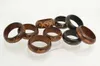 Smycken Ring 100pcs Grave Hieroglyphs Natural Wood Band Fashion Rings 18-20mm Partihandel Massor Bulk 100pcs Lot