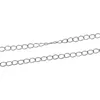 Beadsnice atacado corrente de prata 925 material de joias de prata esterlina correntes ovais para fabricação de colares vendidas por grama ID 33870
