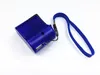 universal dynamo hand crank emergency usb cellphone charger with red LED rotate