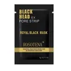 Rosotena 6g ansiktsvård svart huvud ansikte mask ansikts blackhead remover näsa akne djupa rengöring mineral lera ex pore remsor