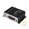 Lepy LP-2020A HiFi-Digital-Mini-Audio-Stereo-Verstärker 20 W x 2 mit Infrarot-Fernbedienung, Heim-Auto-Verstärker + Netzteil