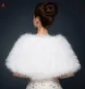 Luxurious Ostrich Feather Bridal Shawl Fur Wraps Marriage Shrug Coat Bride Winter Wedding Party Boleros Jacket Cloak Lk12803907665