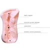 Ny stil manlig onanator 3D Pocket Tight Pussy Realistic Cyberskin Vagina Stroker For Men Vaginal Masturbation Sex Toy B02030267673520