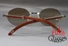 Винтажные солнцезащитные очки 7550178 Деревянные солнцезащитные очки размером 55-22-135 мм285M