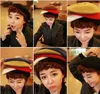 20pcs Winter Women Solid Color French Wool Blended Beret Autumn Flat Cap Beanie for Lady Free shipping