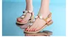 Böhmen stil strand bröllop skor sandaler flatforms skor blomma brud party prom sumber strand casual skor