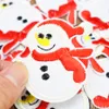 10 Stück Weihnachts-Schneemann-Stickerei-Patches für Kleidung, Taschen, DIY, zum Aufbügeln, Transfer-Applikation, Aufnäher für Kleidungsstücke, zum Aufnähen, Stickerei, Bad7035672