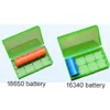 Portable transparent box mod 18650 battery storage box case plastic battery safety box for e cigarette mechanical mod battery DHL 4866999