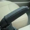 Przypadek do Peugeot 408 Handbrake Cover Oryginalne skórzane uchwyty hamulcowe Wydłużony ręcznie Szycie Auto Wnętrze Dekoracji Car Styling