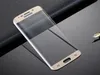 För Samsung Galaxy S6 S7 Edge S8 Plus Screen 3D Protector Full Tempered Glass Explosion Bevis med Retail Packaging