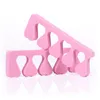 Toe Separator hartvorm Nail Art Soft Vingernagelgereedschap voor nagelverzorging Manicure