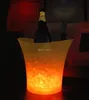 2015 NUOVO LED Ghiaccio Secchiello Colore Cambiamento, 5L Barrette Nightclubs LED Light Up Ice Bucket Champagne Vino Benna Benna Birra