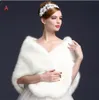 Import High Quality Bridal Wrap Cloak Coat fox fur Boleros Shrugs Regular Faux Fur Stole Capes For Wedding Party Free Shipping LD1059