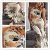 Strandjurken Vakantiejurken Dames Crop Top Midi-rok Set Zomervakantie Strand Sexy Rokken Trendy tweedelige jurken Jurken voor dames 747