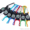 Hot Sale Colorful Multifunctional Carabiner Keychain Kettle Chain With Compass Hiking Outdoor Sports Camping Travel Supplies Free Shipping