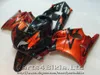 Kit carena arancio nero bruciato per Honda CBR600 F2 1991 1992 1993 1994 carene arancio CBR 600 F2 91 92 93 94