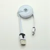 Micro USB-kabel Flatadapter Data Sync Laddningsladd Nudelskabel 1m-3FT 2M-6FT 3M-10FT För Samsungs6 Edge S5 S4 Note5 Universal US02
