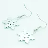 High Quality Charms Earrings Dangle Oil Drop Snowflake Fashion Statement Earrings For Women Christmas Decoration Jewelry