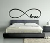 Großhandel Aufkleber Große Infinity Symbol Aufkleber Liebe Schlafzimmer Dekor Zitate Wand