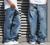 New Fashion Pantaloni da skateboard popolari Jeans larghi Pantaloni da uomo Hip Hop per il tempo libero Pantaloni di grandi dimensioni 30-46 -077 #