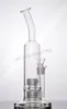 hookahs Mobius Bong Thick Water Pipe with 2 Birdcage Perc Recycler Bent Neck