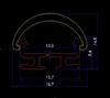 Бесплатная доставка Топ Продажа пользовательских и стандартных угловых Установка алюминиевый светодиодный профиль с крышкой для светодиодной полосы OEM длиной