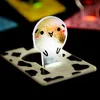 creative new arrive Mini Wallet Pocket Credit Card Size Portable LED Night Light Lamp Bulbs Cute paper card flashlight