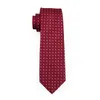 Fast Tie Set Marron White Dot Zijden Heren Pochet Klassieke Zijden Jacquard Geweven Bruiloft Business Casual Stropdas N10188511858