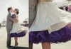 Kolorowe Purpurowe Petticoats 1950S Styl Tulle Custom Make Downe kolory Tanie w magazynie Underskirt Darmowa Wysyłka Tulle Spódnice Petticoats Dres
