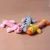 Hot Dog Toy Pet Puppy Plush Sound Chew Squeaker Squeaky Pig Elephant Duck Toys YC0042