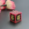 FEIS весь красный квадрат китайские традиционные свечи восковые украшения для свадебной вечеринки бездымные свадебные сувениры и подарки9642597