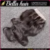 Bellahair Brazylijskie wiązki z zamknięciem 8-30 podwójne wątek ludzkie włosy przedłużenia włosów Weves Fave Fave Wavy Julienchina 8-34 cala