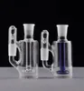 Dicke Glas-Wasserpfeifen, blauer Duschkopf, Glasbong, Aschefänger, 18,8 mm, klarer Aschefänger, 18 Perkolator-Duschkopf