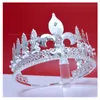 Couronne d'or Majestic Royal King's Hair Jewelry Prince Headwear Accessoires Cosplay Accessoires de cheveux en métal pour les diadèmes de la couronne des hommes 00287B