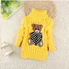 Turtleneck Warm Outerwear Boys Sweater Cartoon Baby Girls Sweater Jumper Autumn Winter Kids Knitted Pullovers Children Clothes