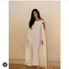 Abiti da sera della sirena araba saudita con abito da ballo alla caviglia a nastro a nastro a capewraps personalizzato al di fuori della spalla aso ebi part4860686