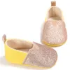 Wholesale- Spring Summer Infants Baby Soft Sole Cotton Shoes Newborn Girl Toddler Crib Bling Moccasin Prewalker 0-18M oyfy