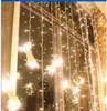 8M * 4M 1024151- Сосулька Струна занавес света Рождественские Рождественские Феи огни Открытый Дом для свадьбы / вечеринка / занавес / садовое украшение