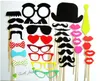On 1SET32 pcs Po Booth Props Hat Mustache On A Stick Wedding Decorations Birthday party fun favor 2463876