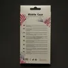 Biały Papier Detaliczny Opakowanie / Pakunek / Box dla iPhone 5S 6 6S 6 Plus Galaxy S4 Uwaga 4 Telefon komórkowy Skóra Skóra Pokrywa DHL za darmo