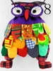 15 pcs/lot Fedex DHL Ems livraison gratuite nouvelle mode sac hibou fait main/sac hibou artisanal fait main/sac à dos pour enfants cartable