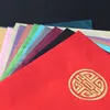 中国の高級刺繍の楽しいポータブルトラベルストレージバッグ大人のドローストリングシューズポーチ折りたたみ布サテンダストバッグシューズ14.5 x11インチ