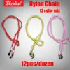 Chaîne en nylon pour lunettes de lecture, cordon de lunettes, 120 pièces, 12 couleurs entières, mix4876493